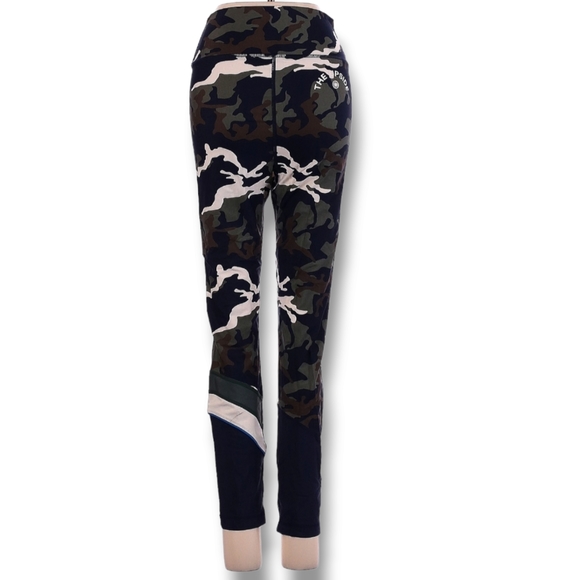 The Upside x Soul Soulcycle Camo Leggings Size 6 Blue Green Activewear Yoga Gym - Picture 3 of 8